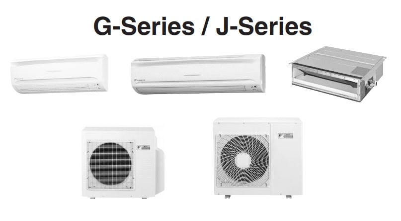 Daikin ACMXS-GJ Series Heat Pump Fault Codes Meaning