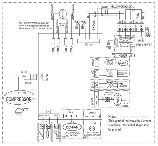 Bosch AC Outdoor Wiring Diagram