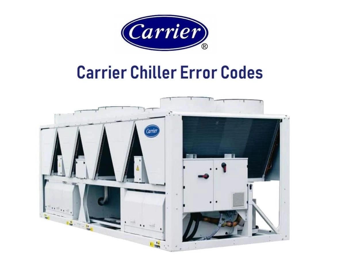Carrier Chiller Error Codes