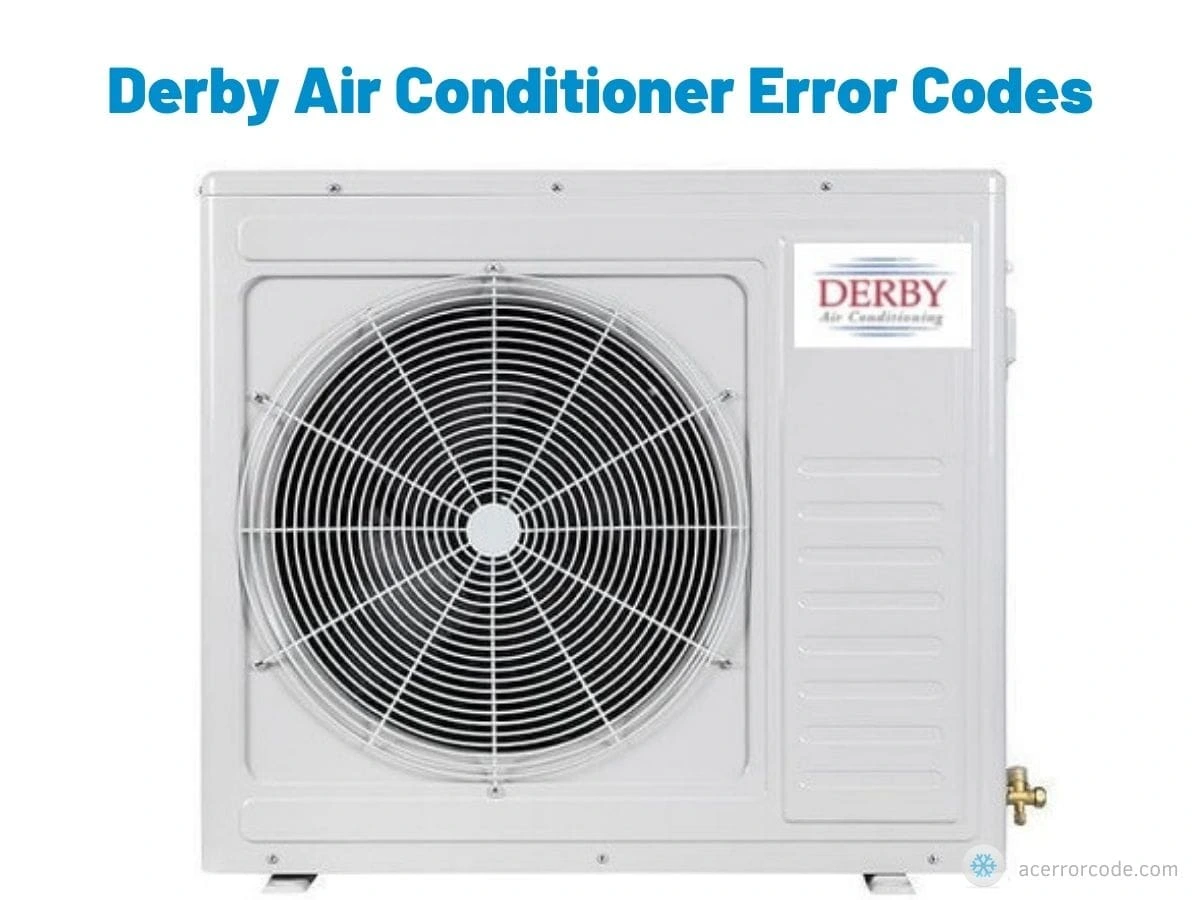 Derby Air Conditioner Error Codes