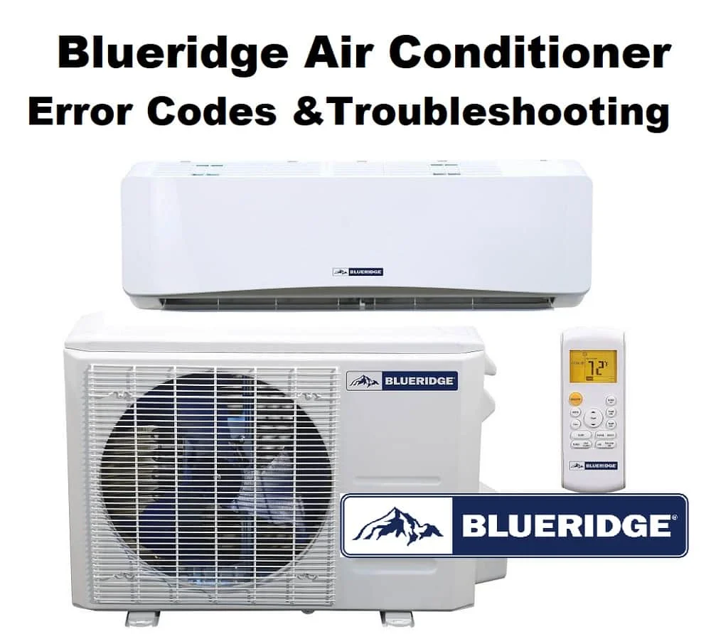 Blueridge AC Error Codes