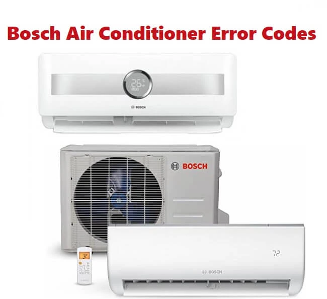 Bosch Air Conditioner Error Codes