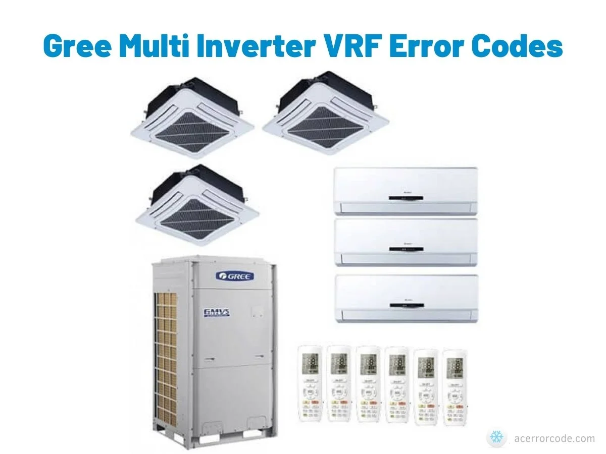 Gree Multi Inverter VRF Error Codes