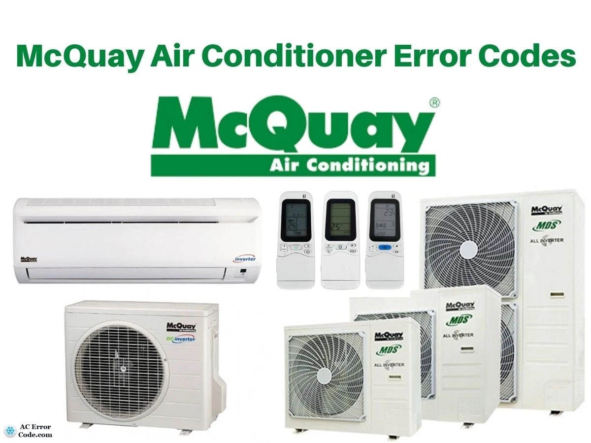 McQuay Air Conditioner Error Codes