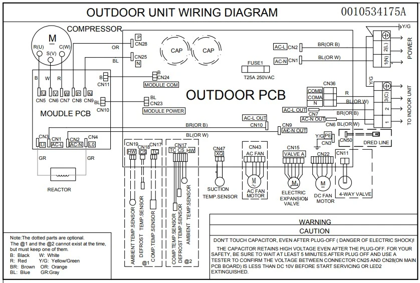 Haier AC Outdoor Unit Wiring Diagram