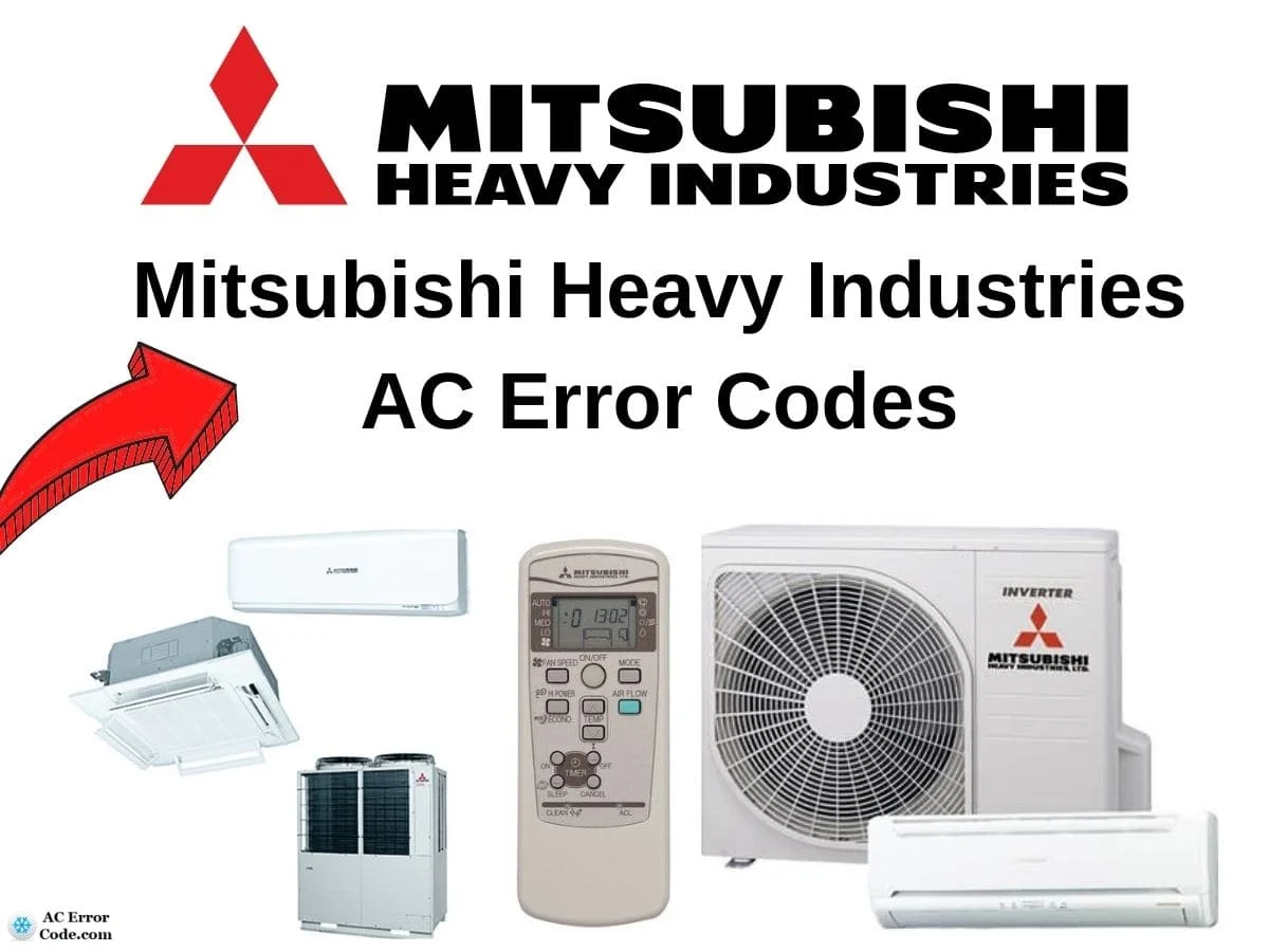 Mitsubishi Heavy Industries AC Error Codes