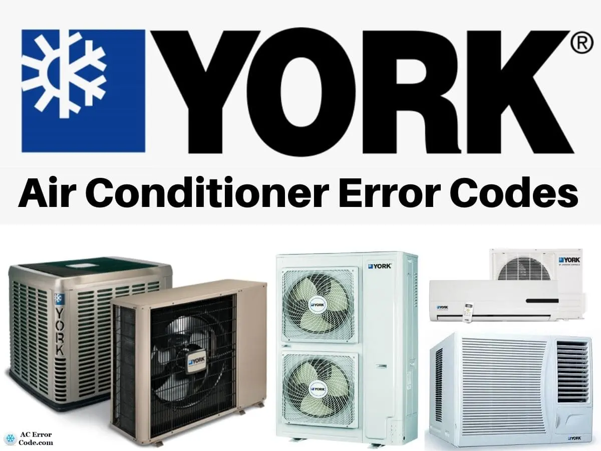 York Air Conditioner Error Codes