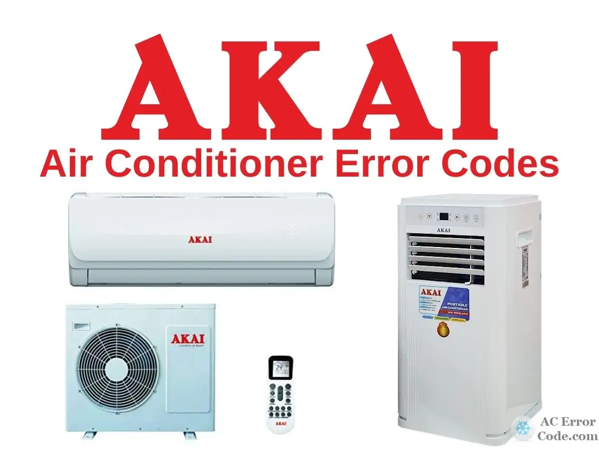 Akai AC Error Codes and Troubleshooting